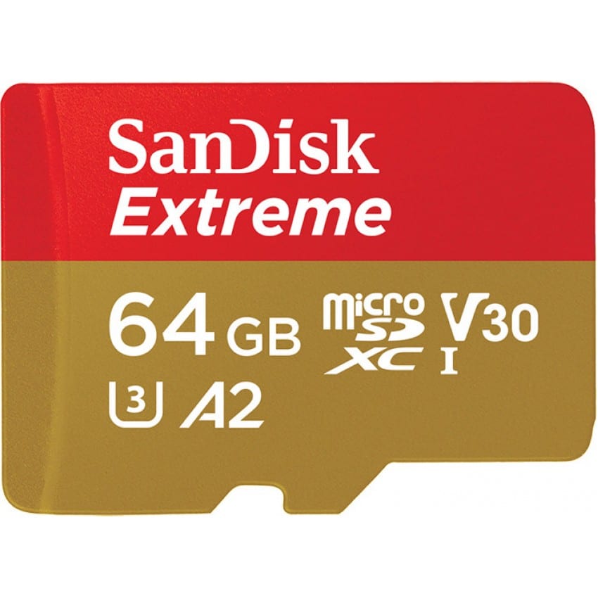 micro SDXC Extrême M Mobile UHS-3 A2 V30 Classe 3 (160Mo/s) 64 GB