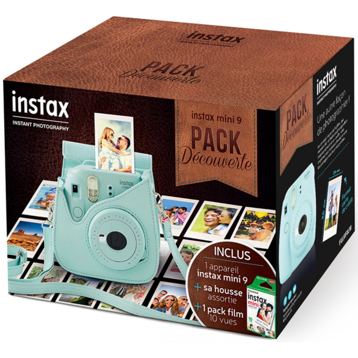 Appareil photo instantané Fujifilm PACK NOEL 2020 GIFT BOX INSTAX MINI 11  BLEU GIVRE - DARTY Réunion