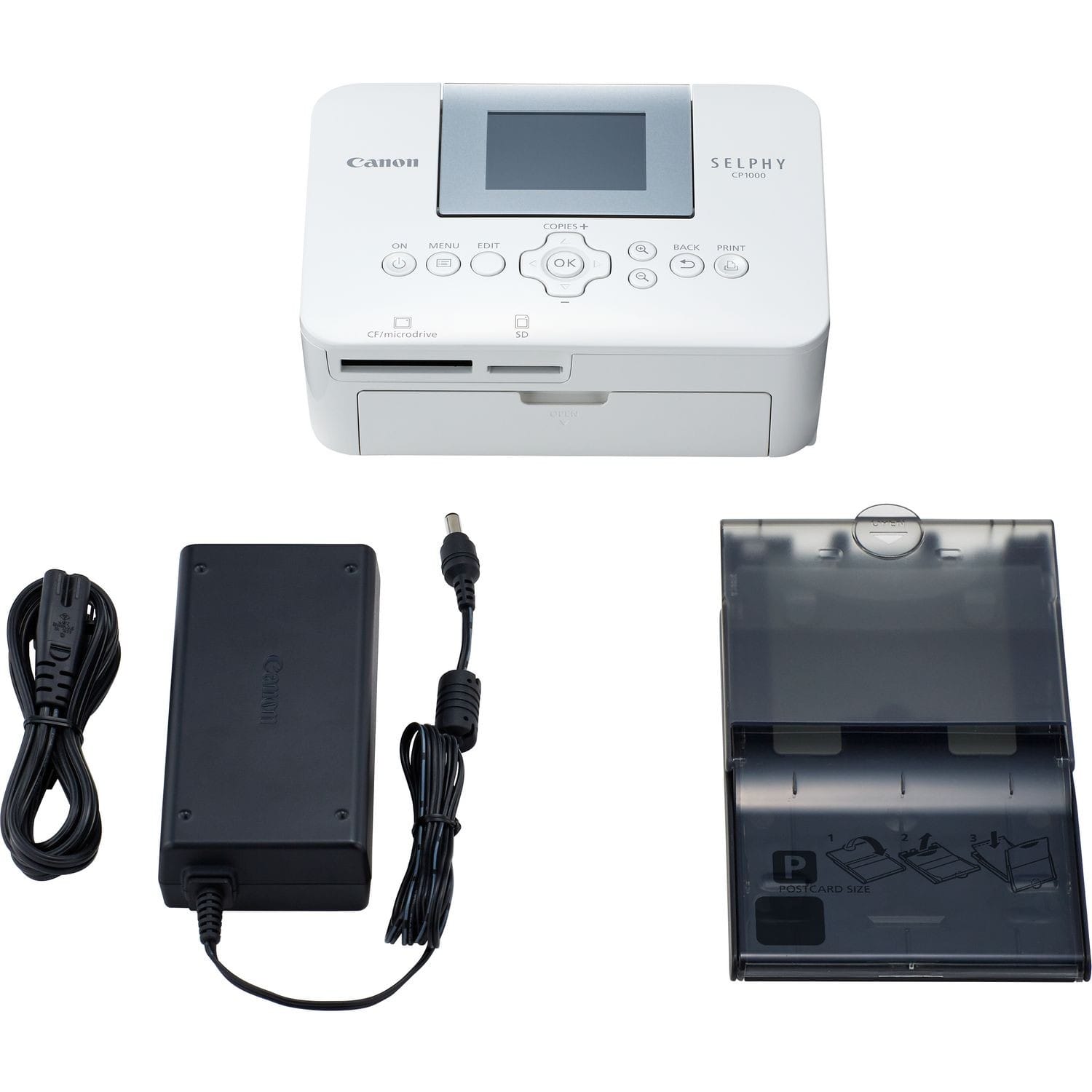 Kit imprimante photo portable Canon SELPHY CP1500, blanche + 54 feuilles de  papier photo dans Imprimantes Wi-Fi — Boutique Canon Suisse