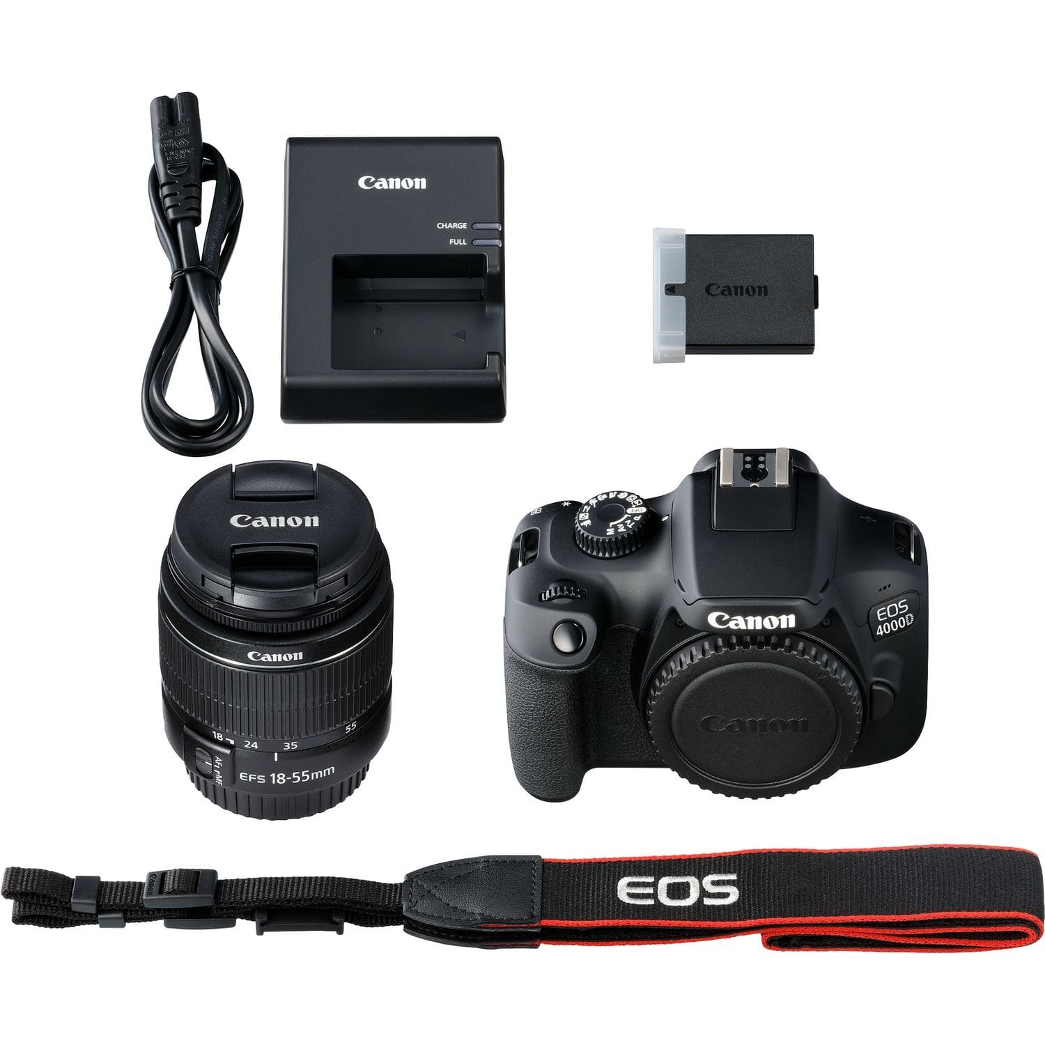 CANON - Appareil reflex numérique EOS 800D boitier + optique 18-55 IS STM -  24,2Mpx - rafale 6 img./s - écran tactile 7,7cm orientable - vidéo Full HD