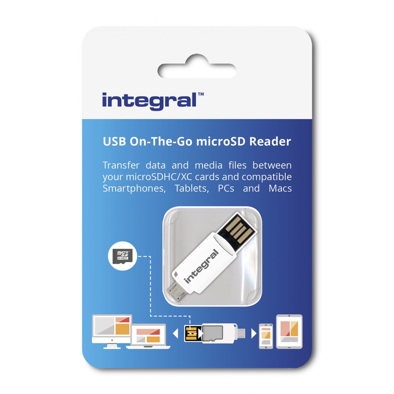 axGear Adaptateur OTG pour lecteur de carte micro SD externe USB