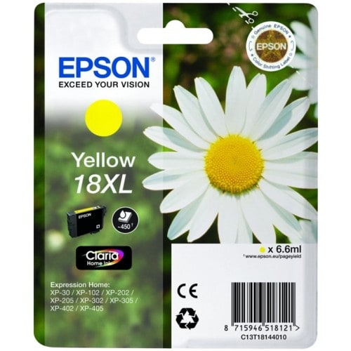 EPSON - Cartouche d'encre T181440 Pâquerette - Jaune XL