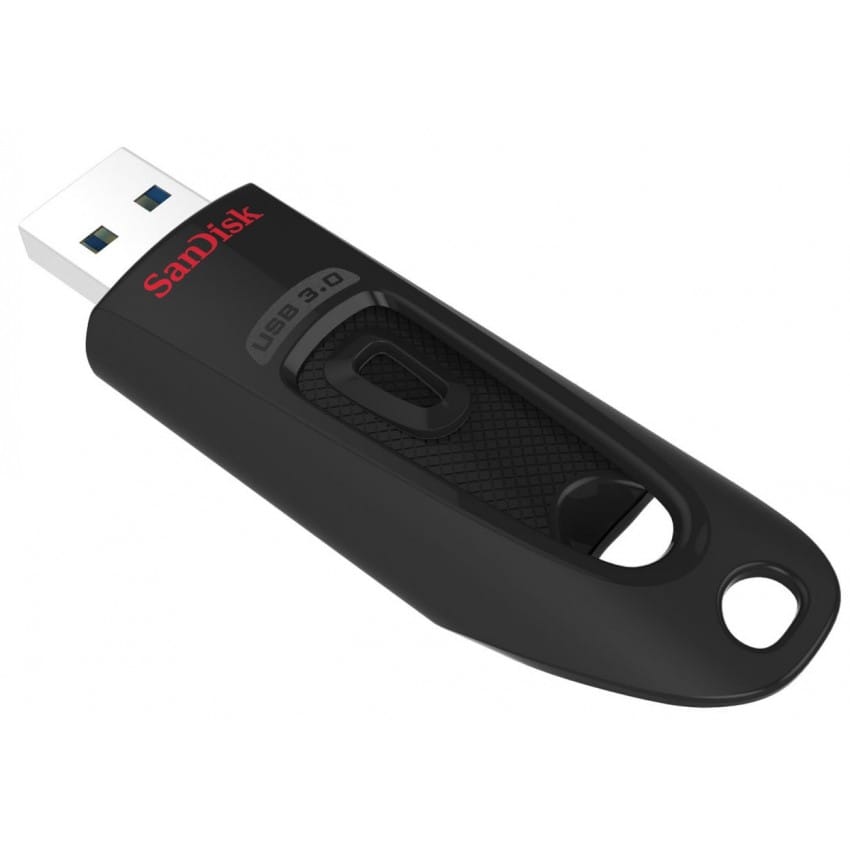 Clé USB 3.0 SANDISK Cruzer Ultra 64 GB - USB 3.0 (80MB/s)