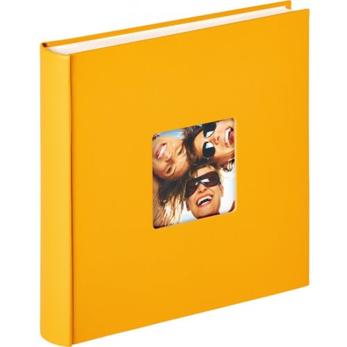 classique série ''Fun'' traditionnel 400 photos 10x15 ou 200 photos 13x18 - Jaune - Couverture rigide