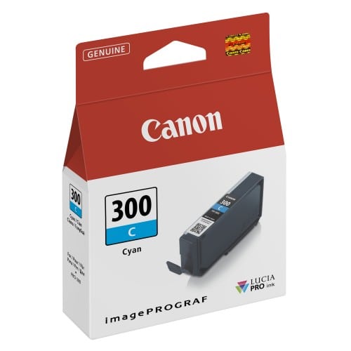 CANON - Cartouche d'encre traceur PFI-300C cyan pour Prograf Pro-300 (14,4ml)