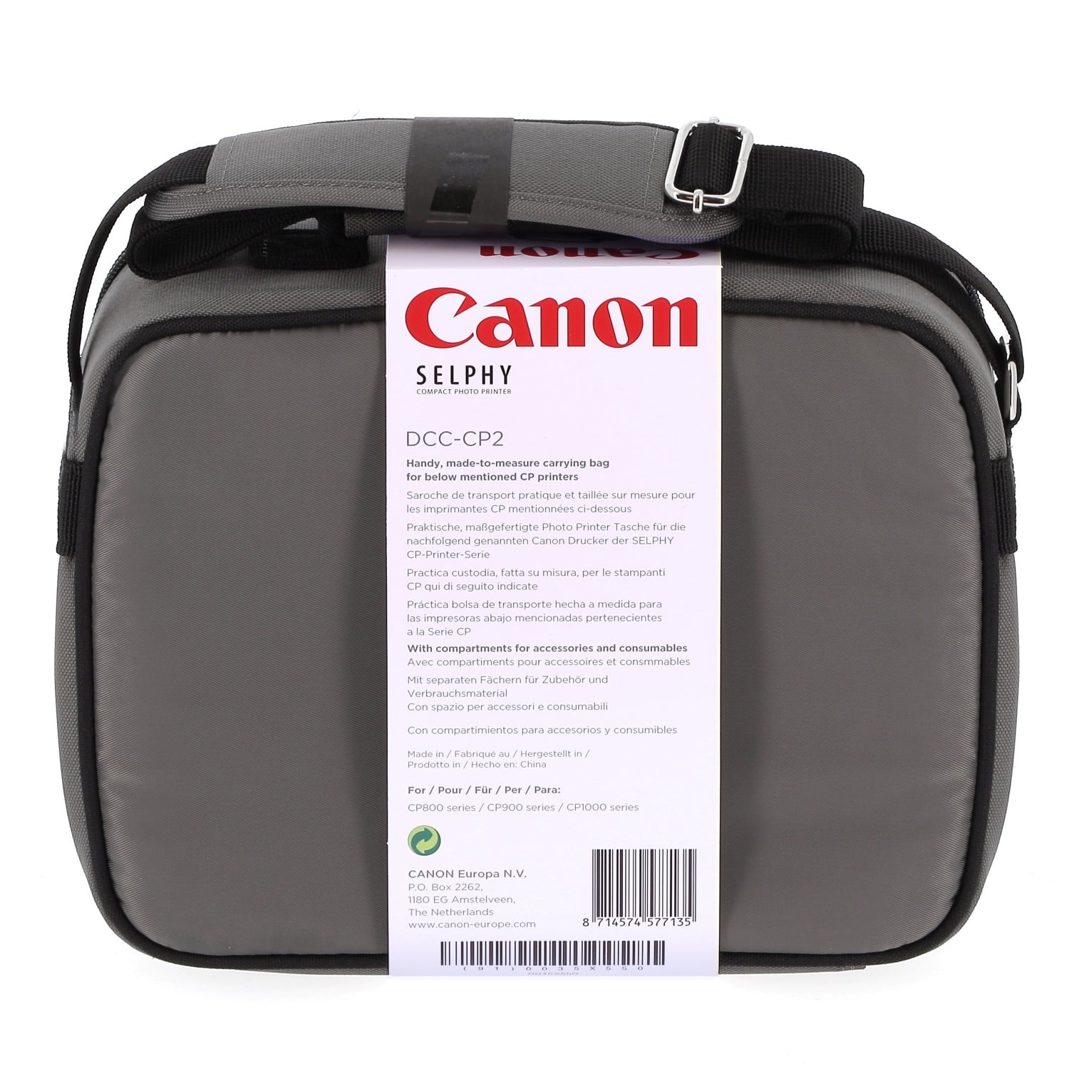 Canon DCC-CP2 - Sacoche pour imprimante - gris - pour Canon SELPHY CP1000,  CP1200 Printing Kit, CP800, CP810, CP820, CP910, CP910 Printing Kit -  Consommable pour imprimante photo - Achat & prix