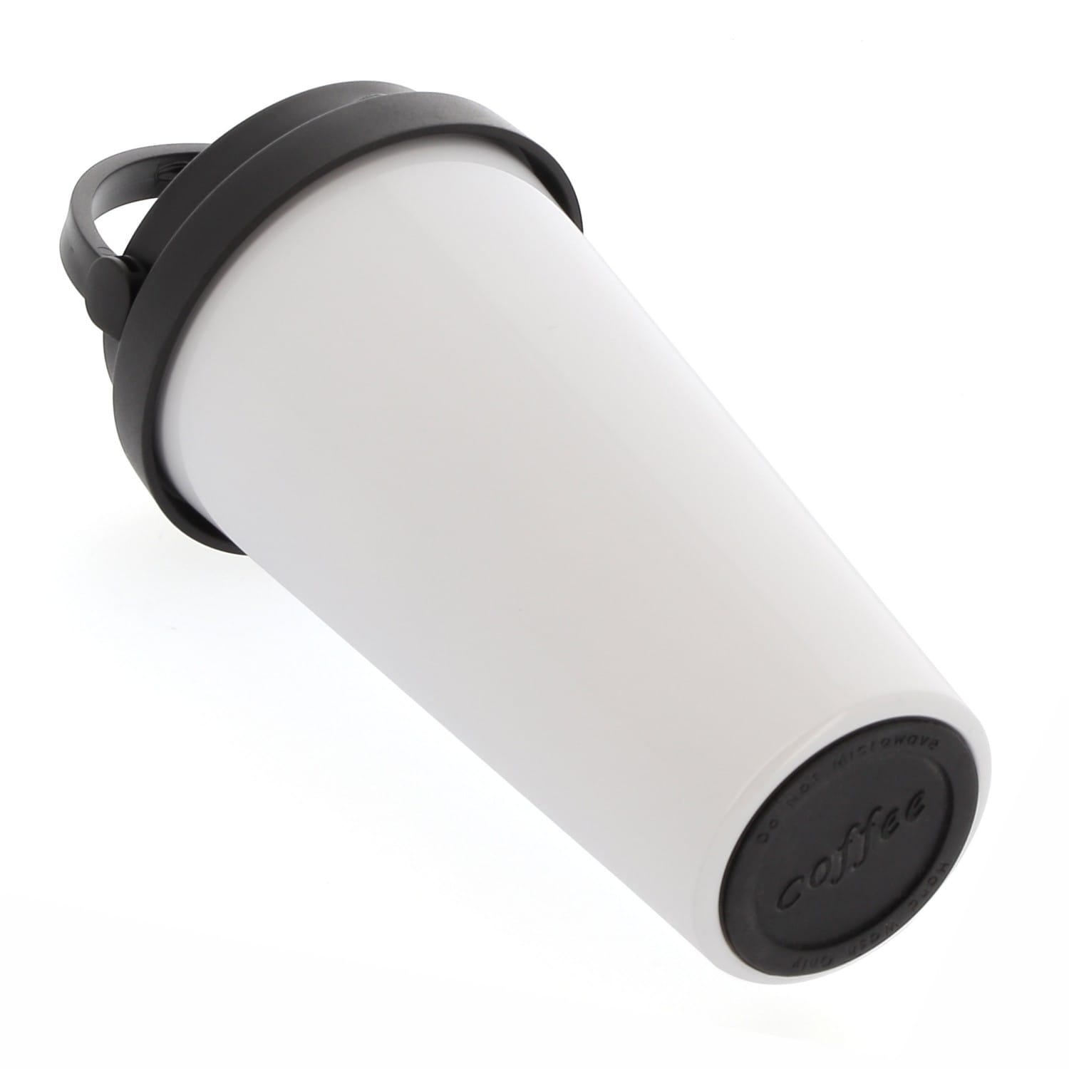 Mug isotherme de voyage 400ml (14oz) Blanc - Diamètre 85mm