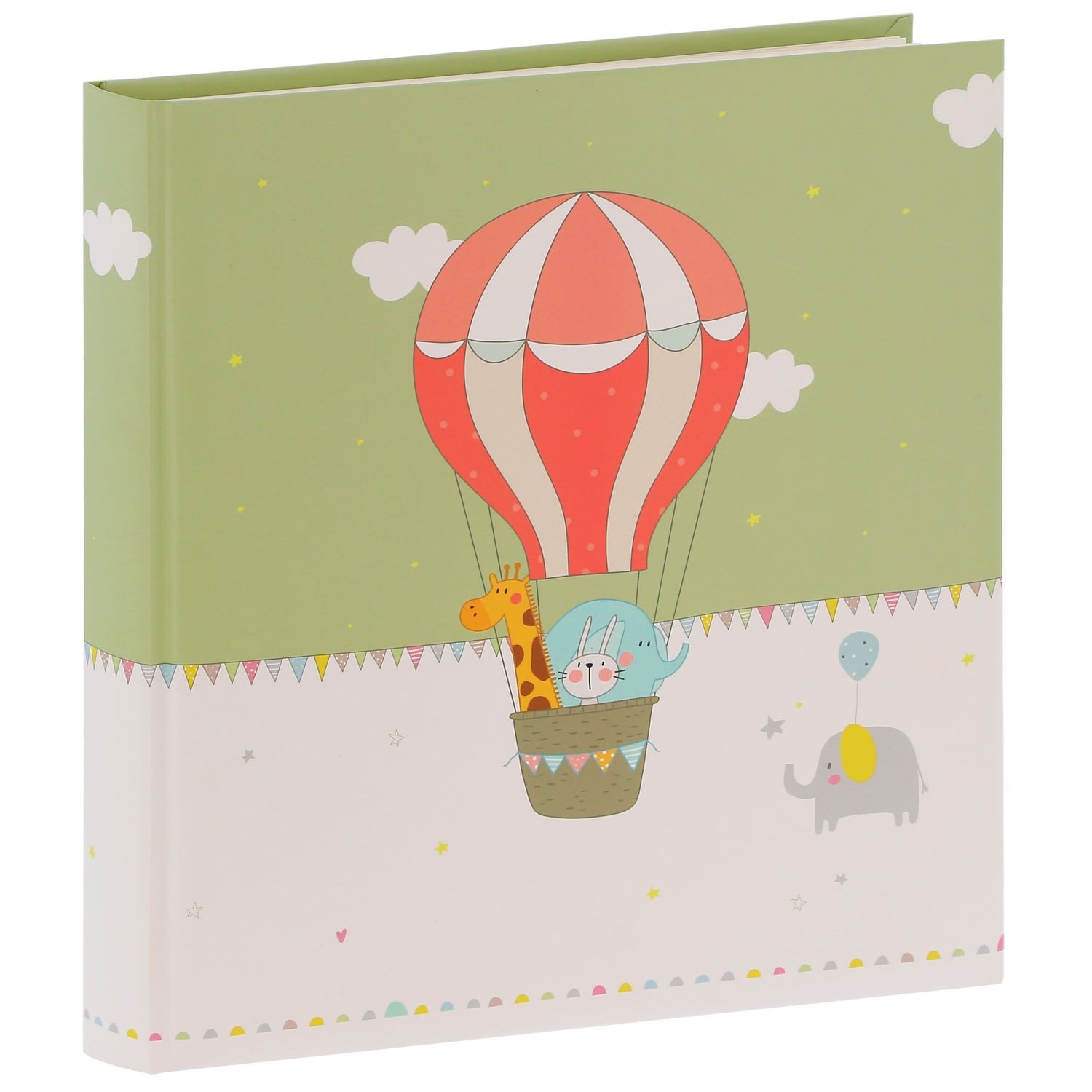 Livre d'or montgolfière 1er anniversaire bébé 1 an livre d'or baptême thème  montgolfière naissance ballon -  France