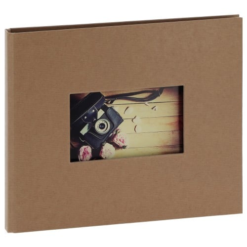 Album photo ERICA pochettes avec mémo ELLYPSE 2 - 100 pages blanches - 200  photos - Couverture Multicolore 24x24,8cm - Lot de 3 albums