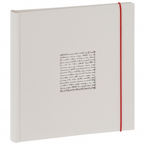 PANODIA - Album photo traditionnel GREENEARTH - 100 pages kraft + feuillets  cristal - 400 photos - Couverture Rouge 30x30cm
