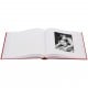 Jumbo Fine Art  - 100 pages blanches + feuillets cristal - 400 photos - Couverture Bordeaux 30x30cm