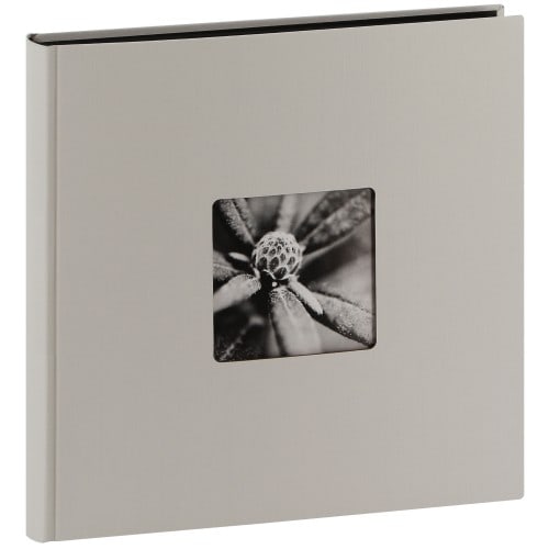 Hama Album photo vierge La Fleur (album photo traditionnel 30 cm x 30 cm,  100 pages blanches , pour l'insertion de 400 photos au format 10 cm x 15