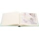 traditionnel Swan - 80 pages blanches + feuillets cristal - 320 photos - Couverture Pastel bleue 30x30cm