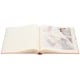 traditionnel Swan - 80 pages blanches + feuillets cristal - 320 photos - Couverture Dorée rose 30x30cm