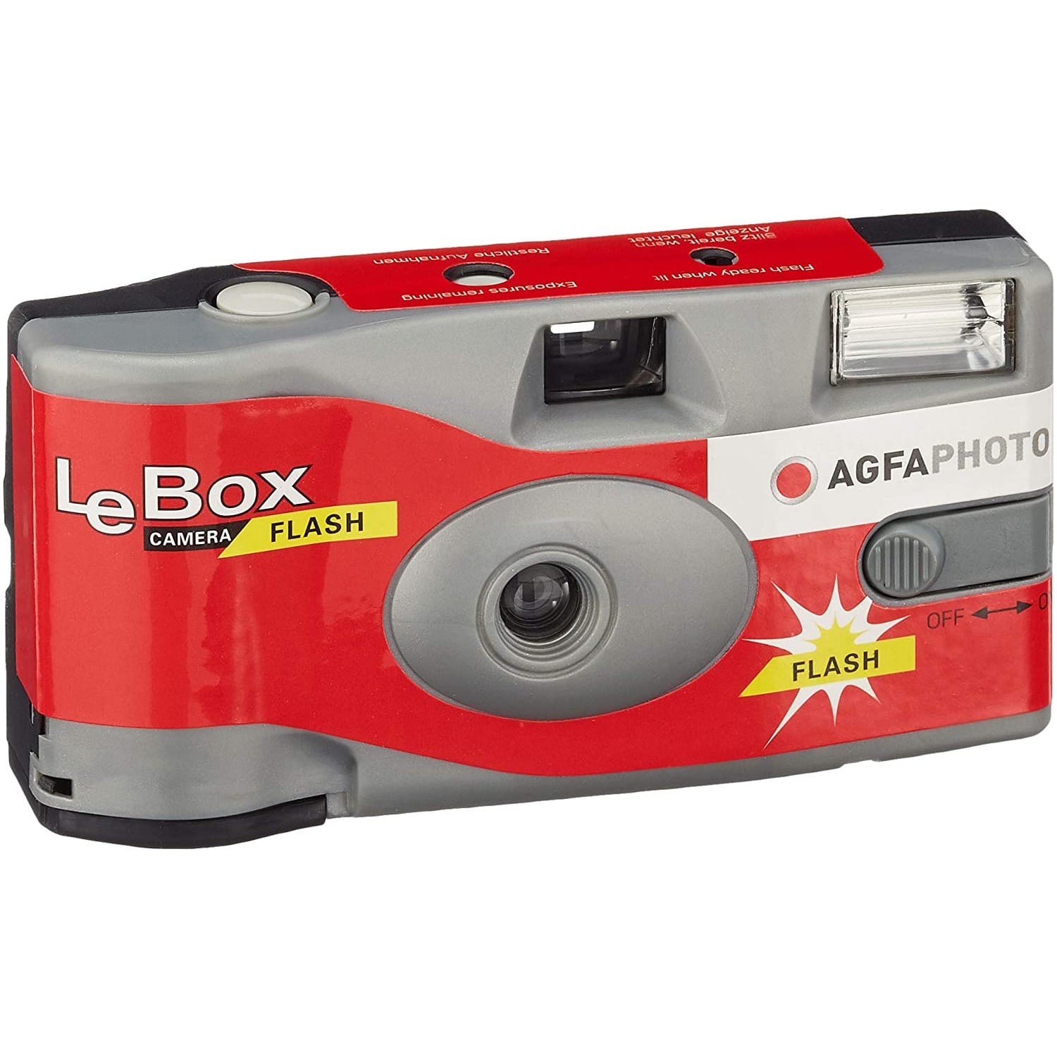 Appareil photo jetable AGFA Le Box Camera Flash - 400 iso - 27 poses -  Vendu par 10