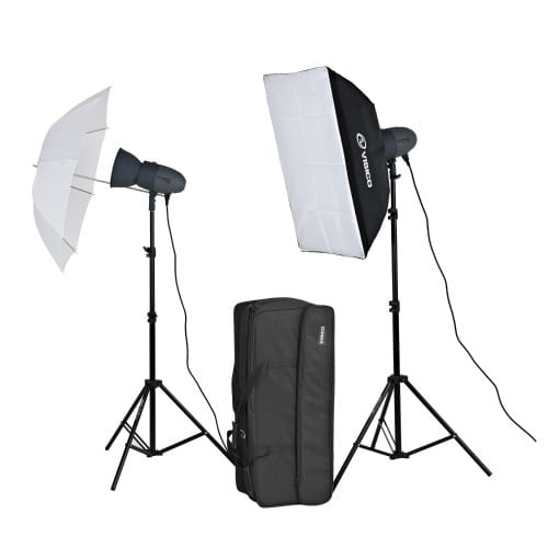 VISICO - Kit éclairage studio photo Flashs VL-200 PLUS