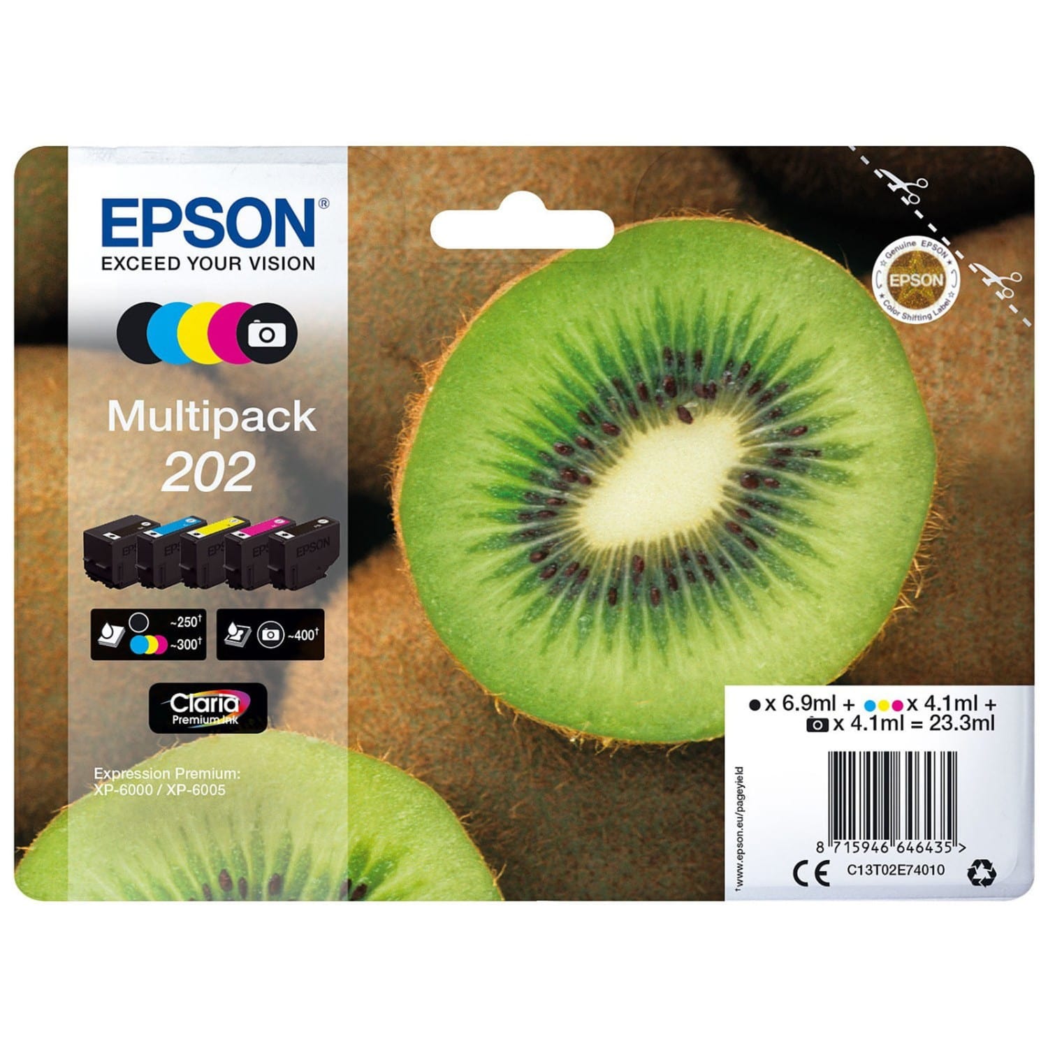 Cartouche d'encre Epson 604XL noir et couleur - Pack de 4 Cartouches  compatibles Epson 604 XL GRANDE CAPACITE + 1 NOIRE OFFERTE