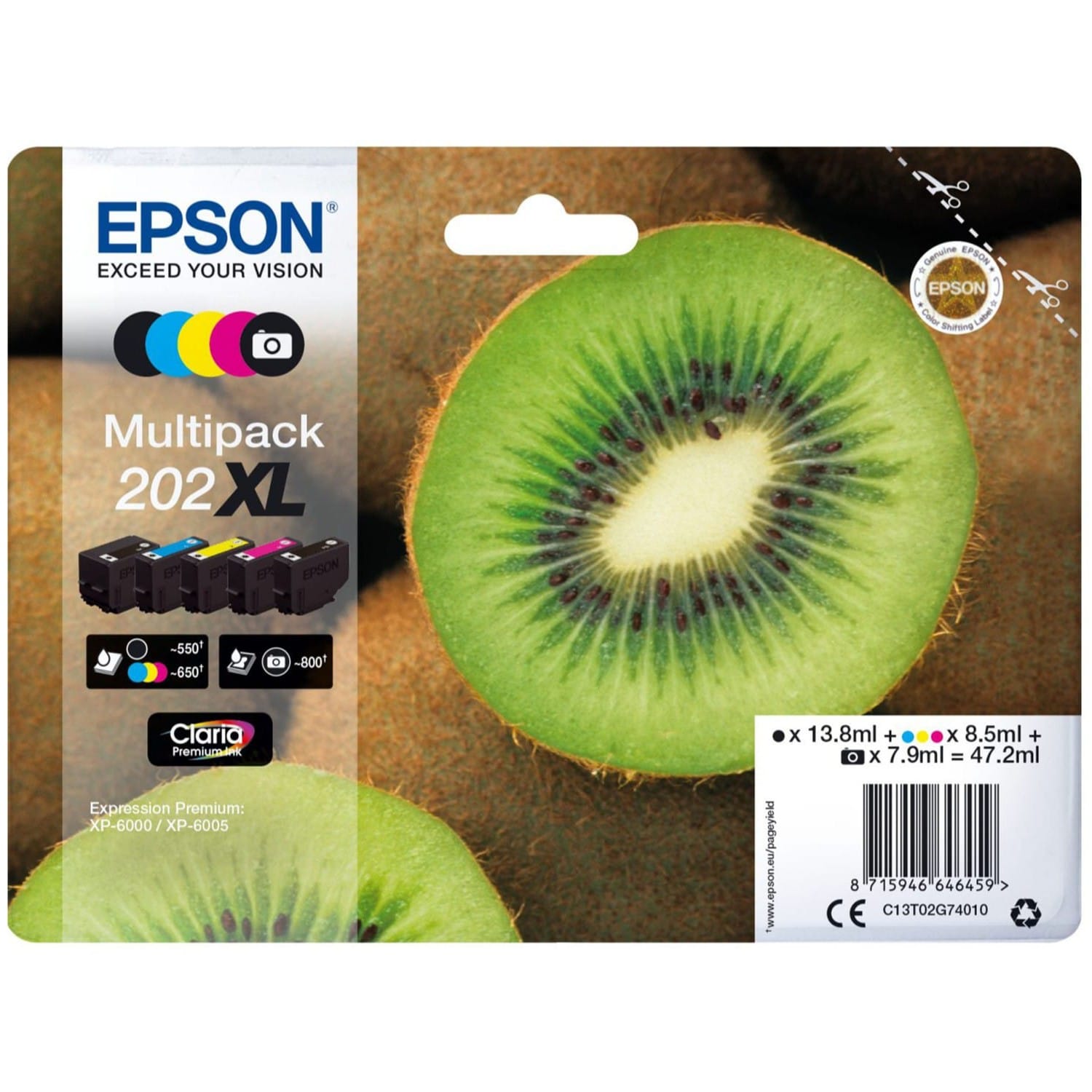 Epson 604XL Pack 5 Cartouches Compatibles Grande Capacité