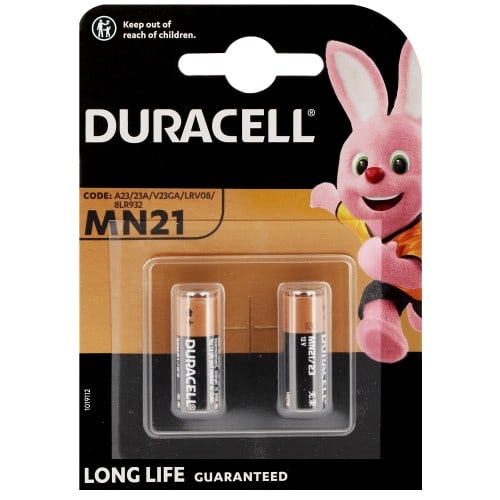 Duracell Blister de 2 piles MN21 - 23A de marque Duracell - Piles Duracell  - energy01