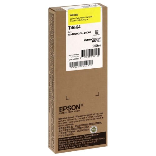 EPSON - Poche d'encre JAUNE pour SL-D1000/1000A - Poche de 250ml (C13T46K440)