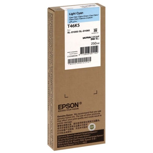 EPSON - Poche d'encre CYAN CLAIR pour SL-D1000/1000A - Poche de 250ml (C13T46K540)