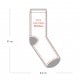 Chaussettes blanche 42/47 pour sublimation (la paire)