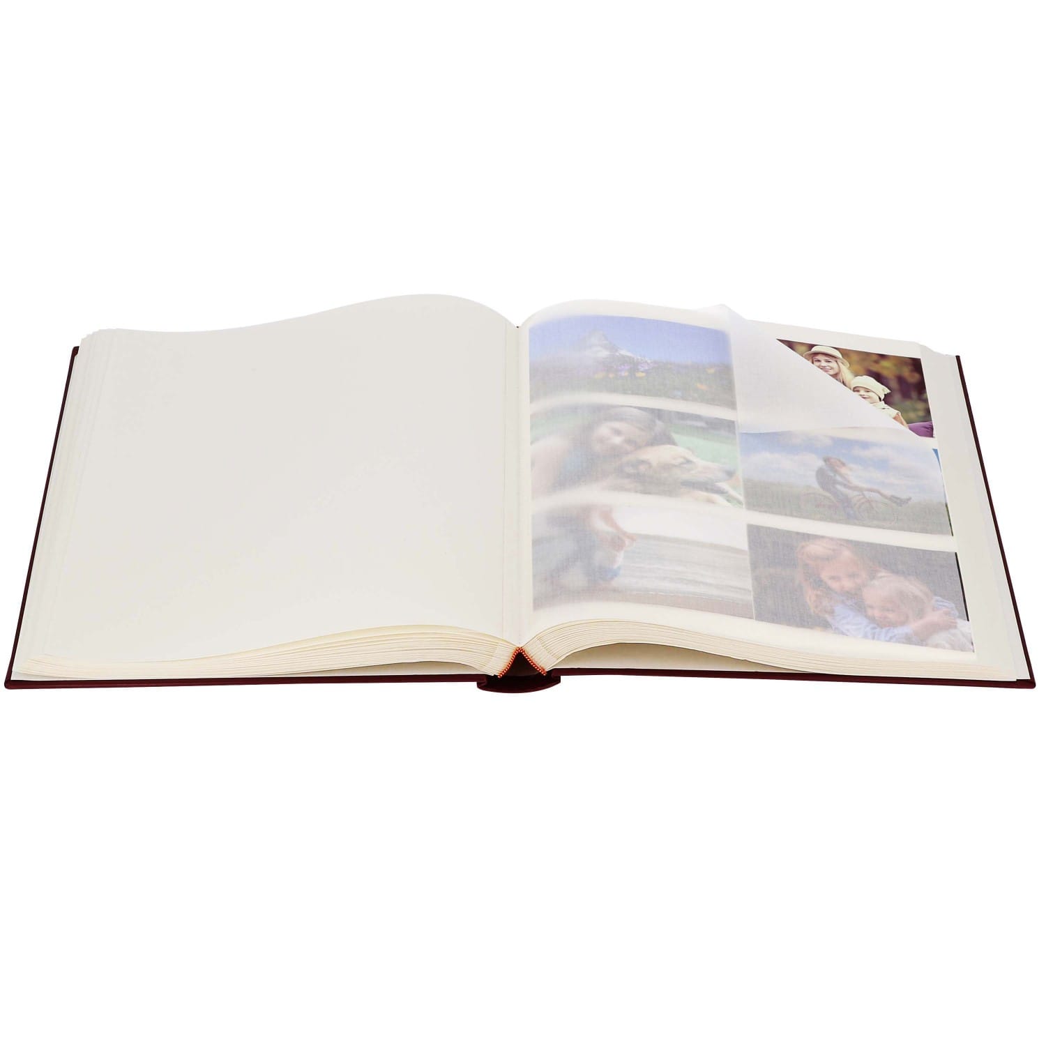 PANODIA – Album photo traditionnel WEDDING – 100 pages ivoires + feuillets  cristal – 500 photos – Couverture Blanche Irisée 33,5x36cm