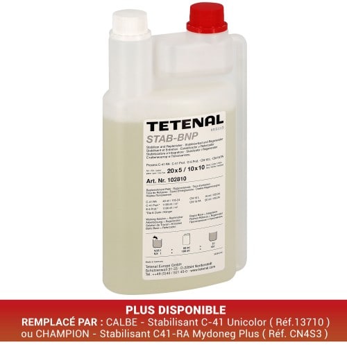 TETENAL - Stabilisant C-41 Stab-BNP - pour faire 100L (10X10L ou 20X5L) (102810)