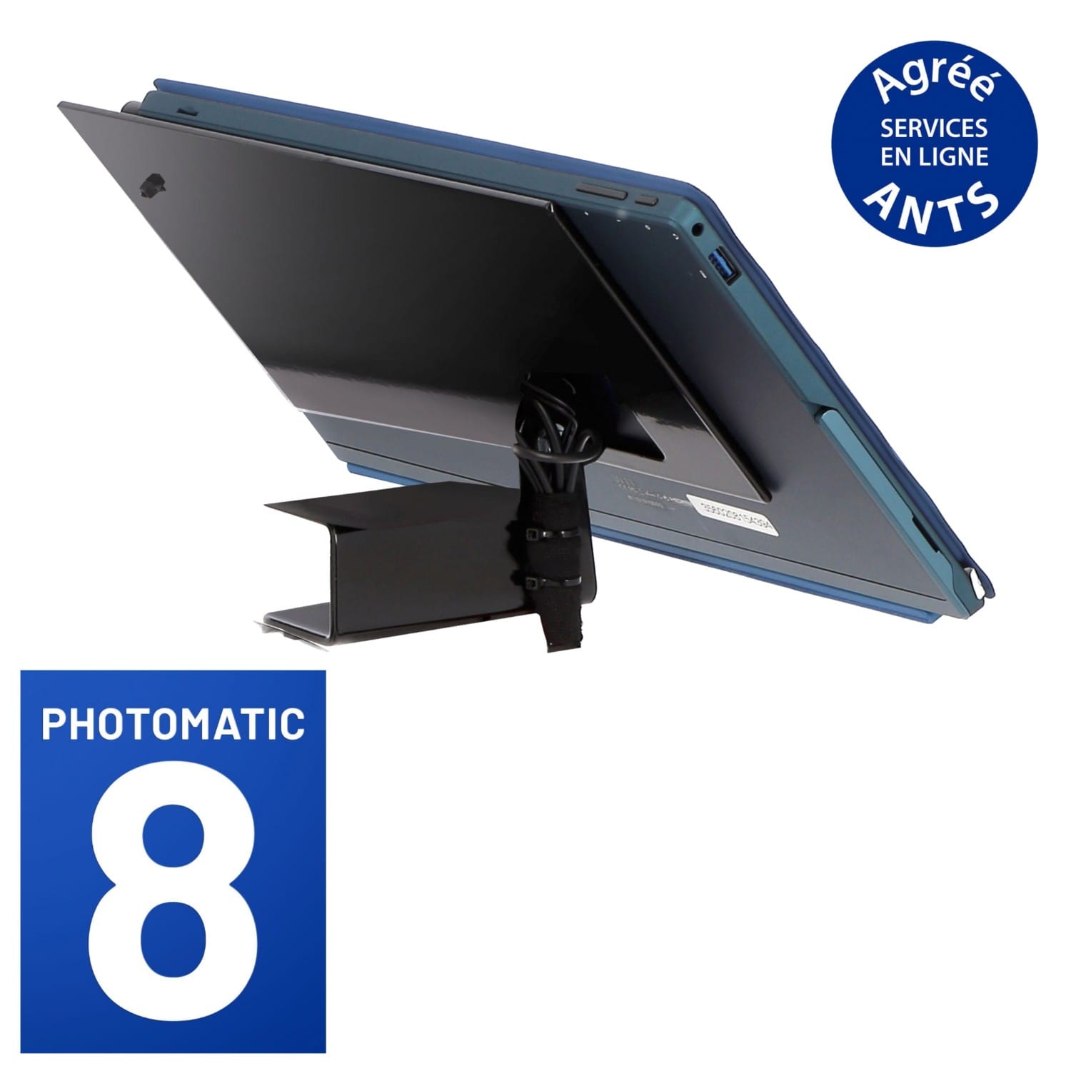 ID STATION - Accessoire kiosk identité - Support pour tablette et appareil  photo pour Photomatic 8 (vendu SANS tablette ni appareil photo)