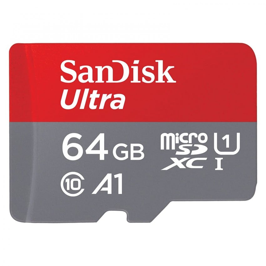 Sandisk Carte Micro SD XC 64GB Ultra Class 10 140MB/s + adaptateur