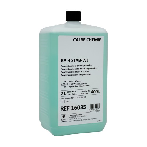 CALBE - Entretien stabilisant RA-4 STAB-WL SP3000 2L pour faire 400L (16035)