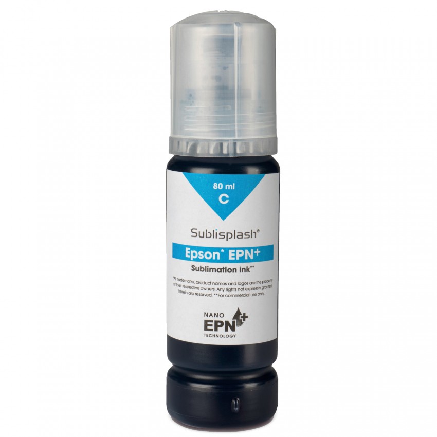 Sublisplash EPN+ bouteille de 80ml Cyan