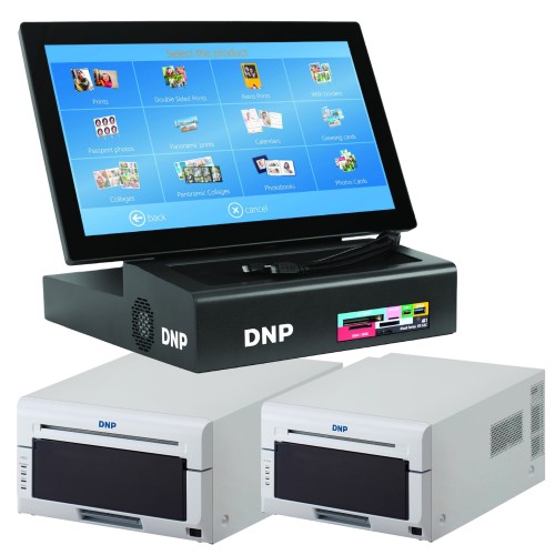 DNP thermique kiosk Snaplab SL620 III livré avec imprimante DS620 et DS820