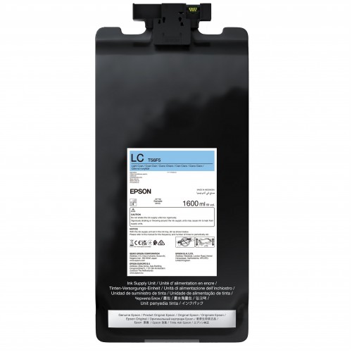 EPSON - Cartouche d'encre traceur T56F5 UltraChrome Pro12 pour imprimante SC-P20500 - CYAN CLAIR - 1,6L