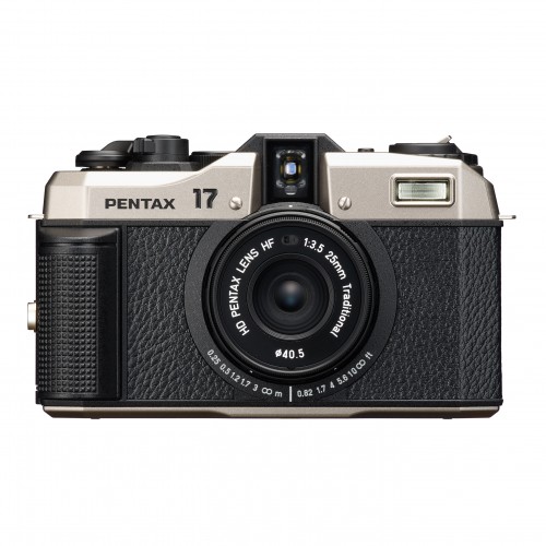 PENTAX - Appareil photo rechargeable Pentax 17 "Demi-format" 35mm - Argent-foncé