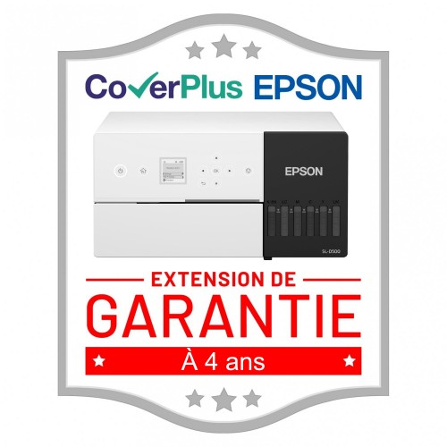 EPSON - Extension de garantie CoverPlus 4ème année pour imprimante jet d'encre SureLab D500 (CP04OSSECK56)