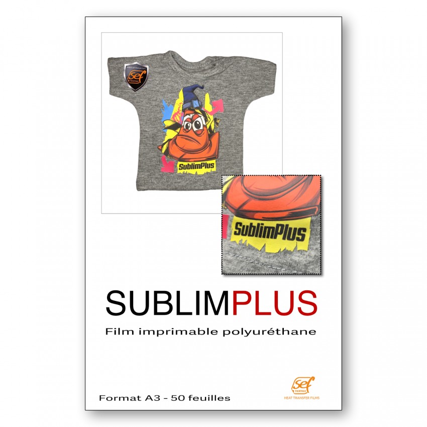 Print & Cut (Aspect Flex) SublimPlus - A3 - Paquet de 50 feuilles