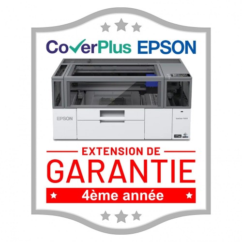 EPSON - Extension de garantie CoverPlus 4ème année pour imprimante sublimation SC-F1000 (CP4EOSSECK78)