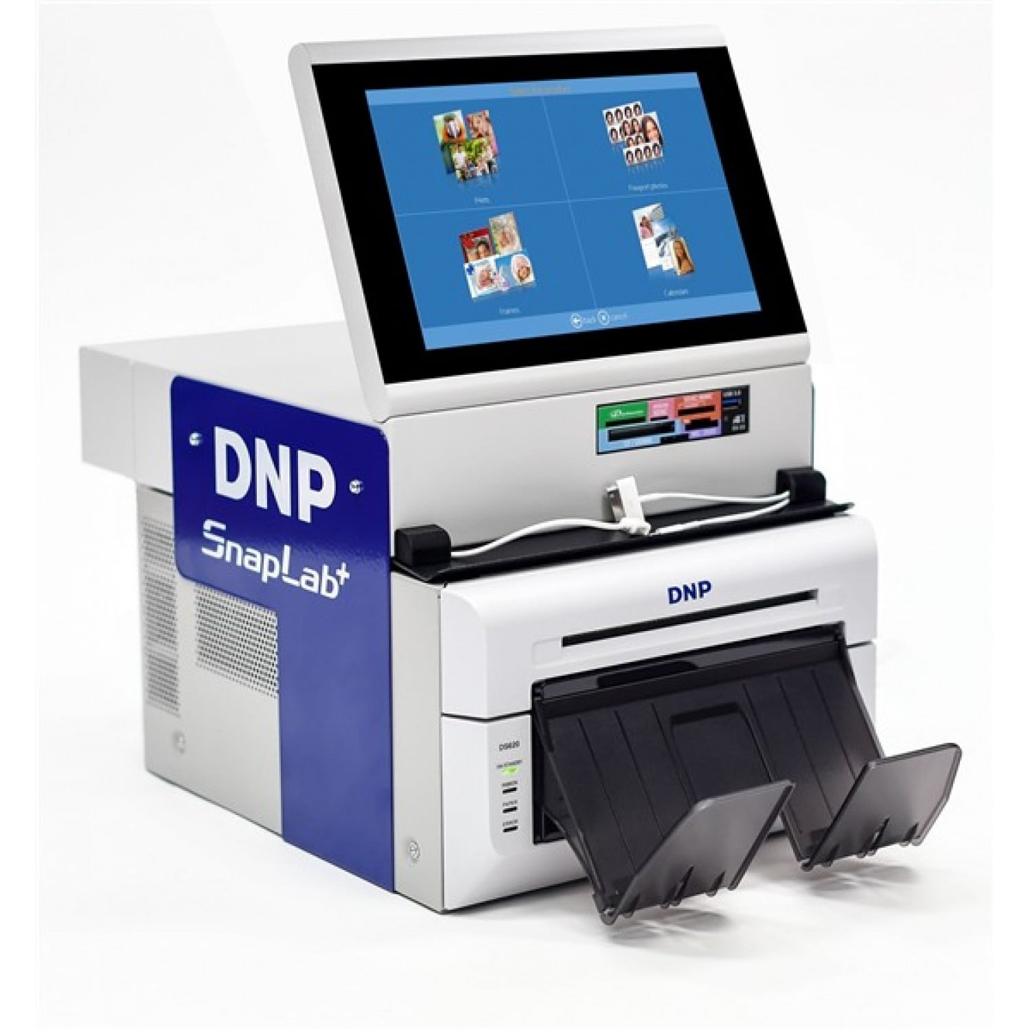 Kiosk photo identité DNP thermique ID+ : imprimante ID600 & tablette  tactile avec appareil photo intégré